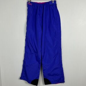 Vintage 90s Columbia Ski Pants Womens Size XL Nylon Retro Wide‎ Leg Snowboard